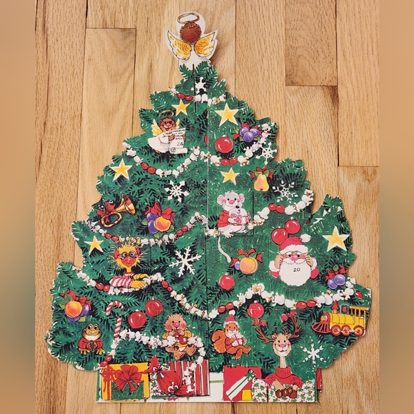 Vintage Suzy's Zoo Christmas Tree Advent Calender 1985 - Picture 3 of 10